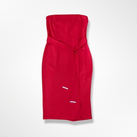 Style State Dresses & Skirts - Style State Red Body-con Strapless Club Dress size S NWT